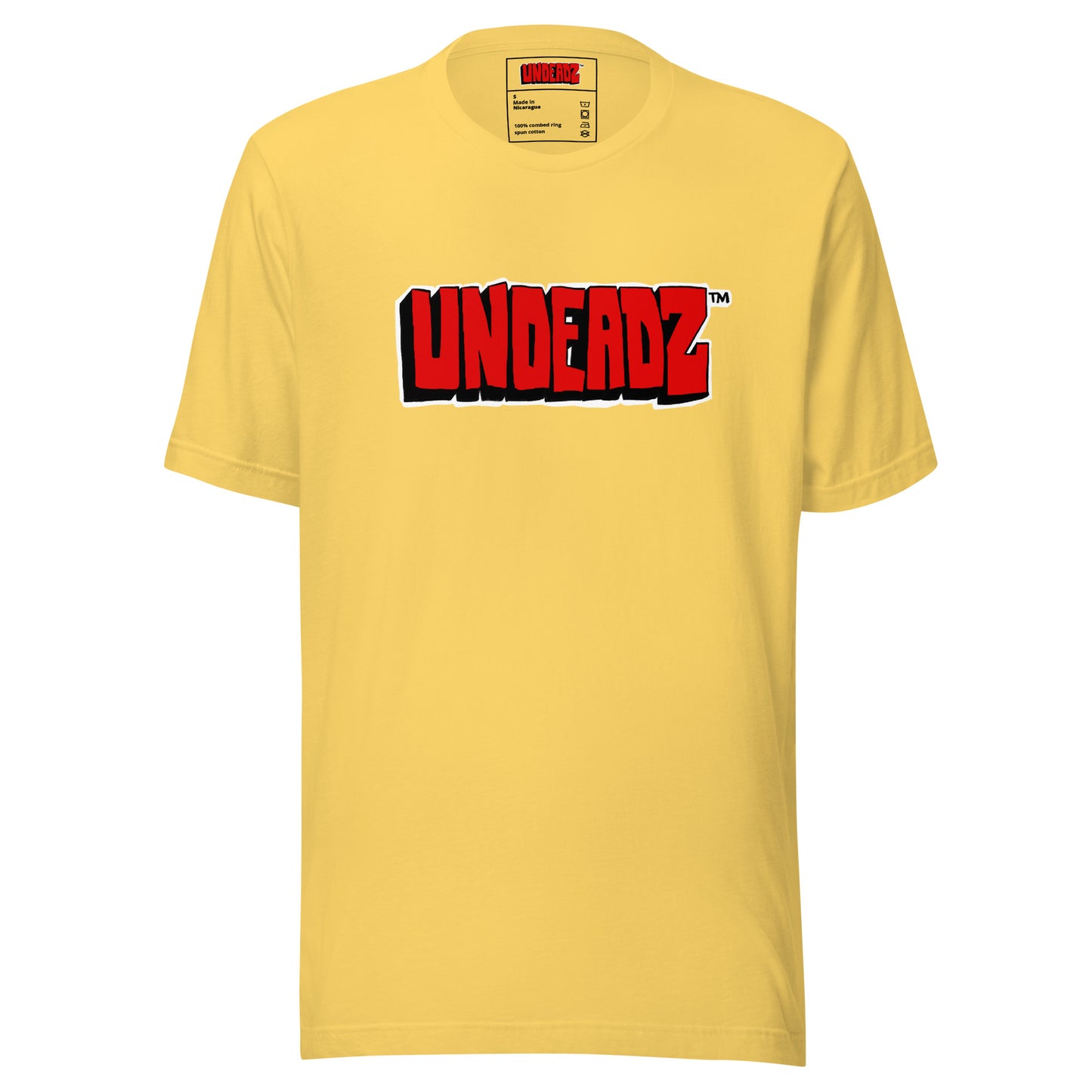 YELLOW UNDEADZ LOGO TEE