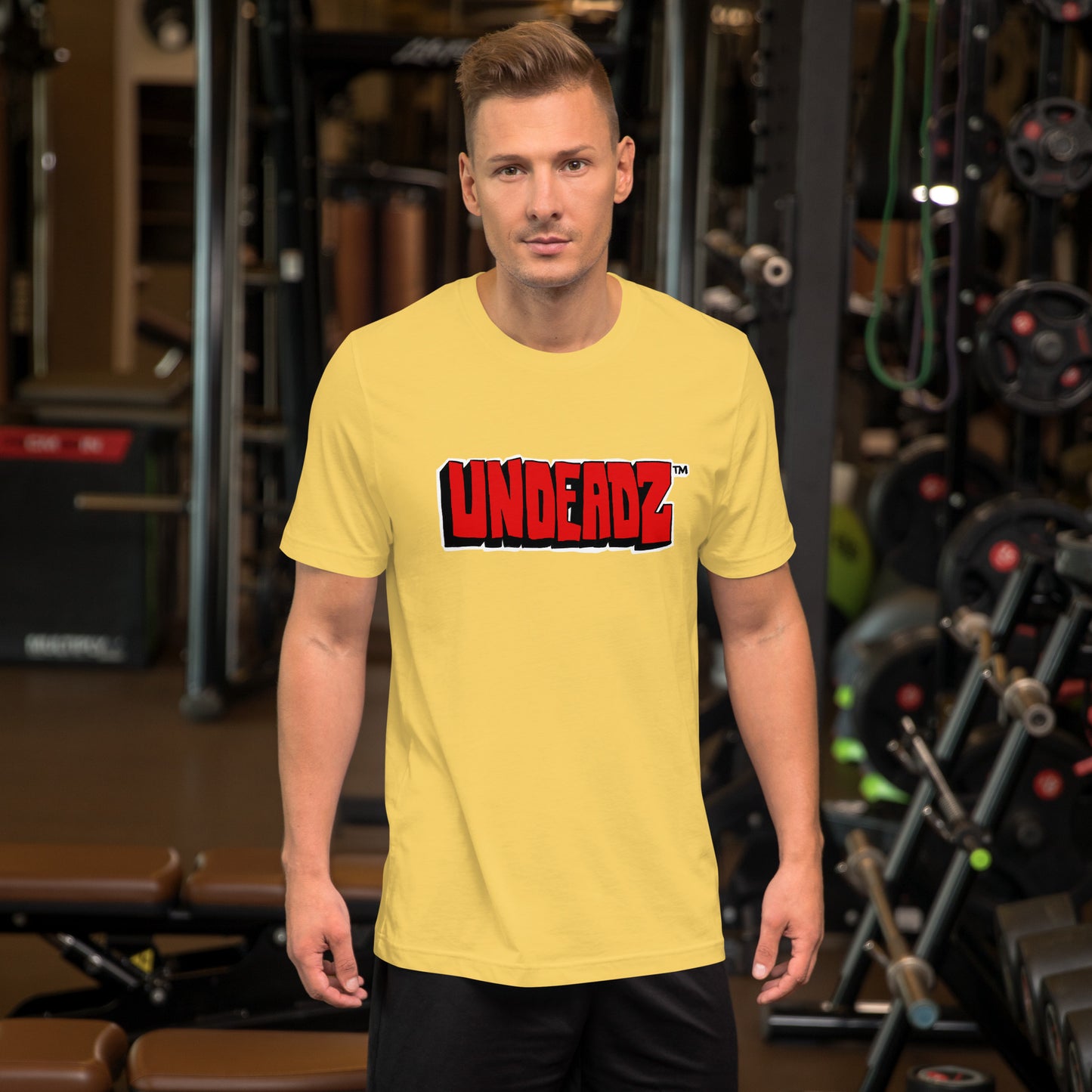 YELLOW UNDEADZ LOGO TEE